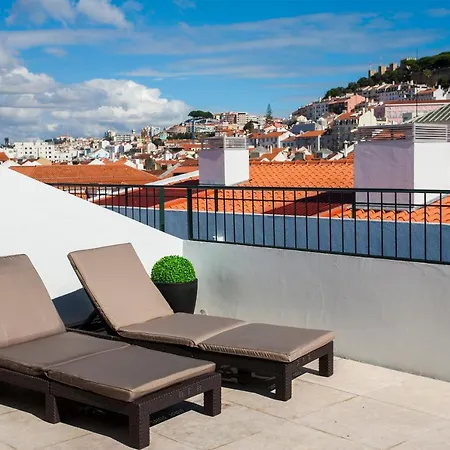 Crucifixo Duplex With Terrace Apartament Lizbona